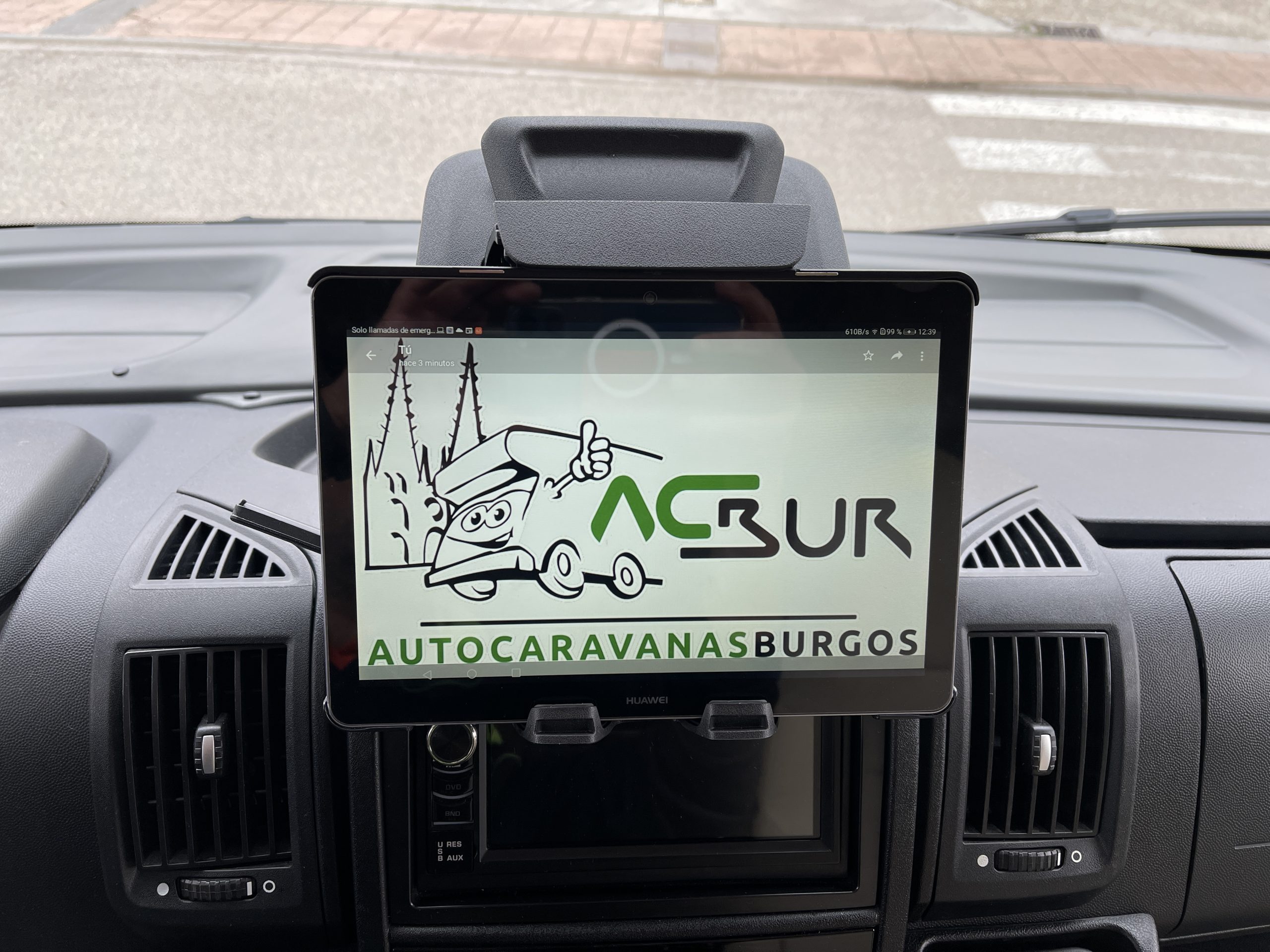 SOPORTE MOVIL Y TABLET FIAT DUCATO Tienda On Line AUTOCARAVANAS BURGOS 